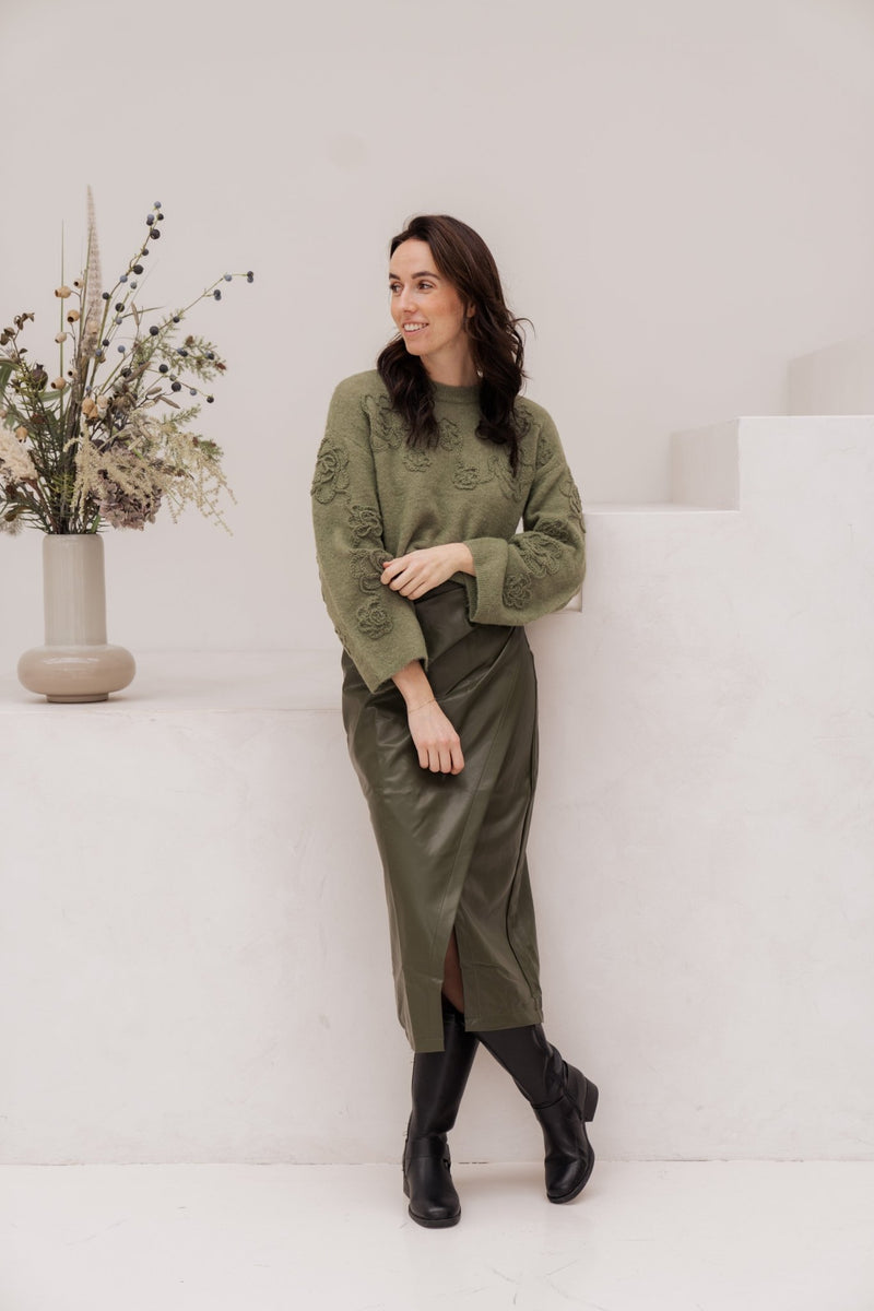 Mschmiabelle hope pullover olvine - Bij Keesje - MSCH Copenhagen