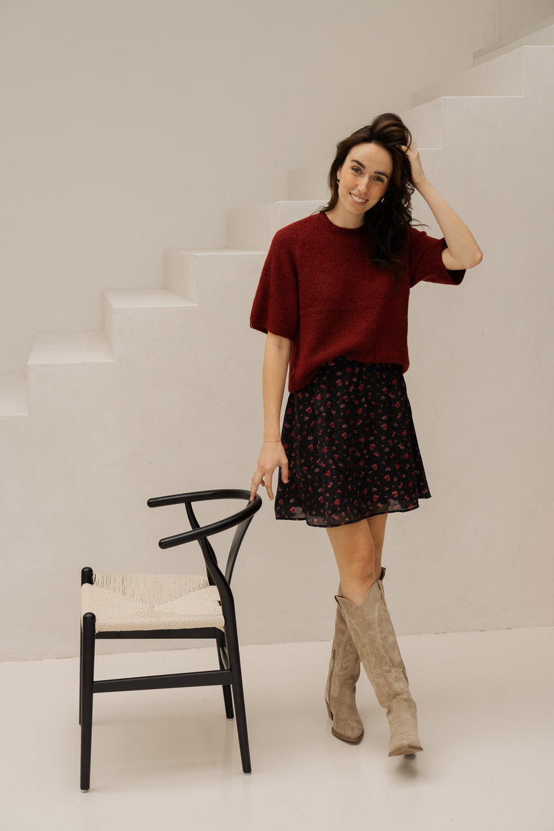 MSCHMilania hope 2/4 pullover syrah - Bij Keesje - MSCH Copenhagen