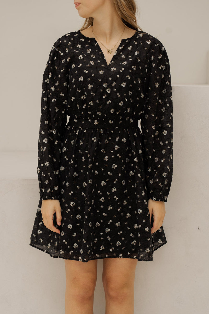 MSCHNancy dress aop egret flower - Bij Keesje - MSCH Copenhagen