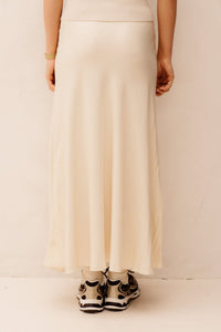 MSCHNicolette Ullas Skirt Bleached sand - Bij Keesje - MSCH Copenhagen - rokken