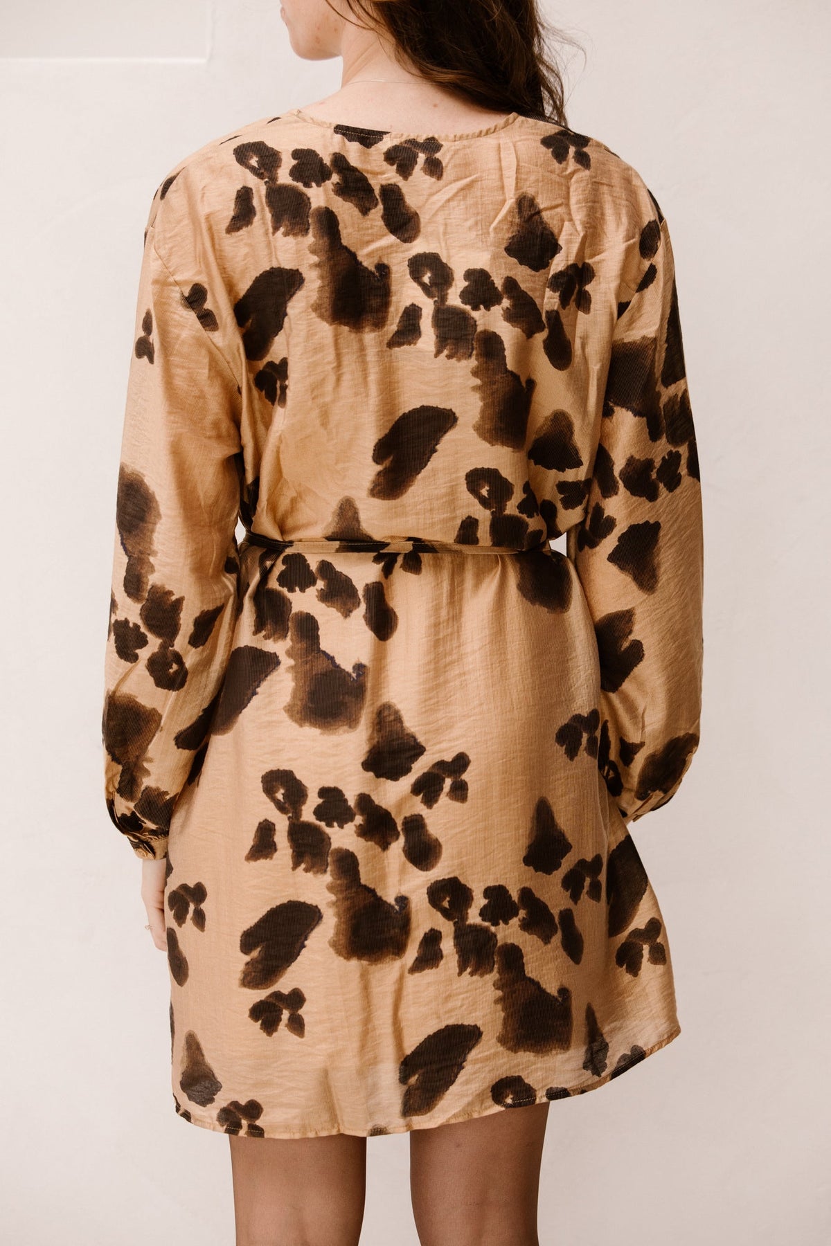 MSCHNilla Romina korte jurk AOP - Bij Keesje - Bij Keesje