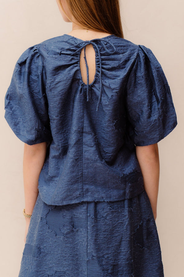 MSCHOrkidea 2/4 Top Vintage indigo - Bij Keesje - MSCH Copenhagen - top