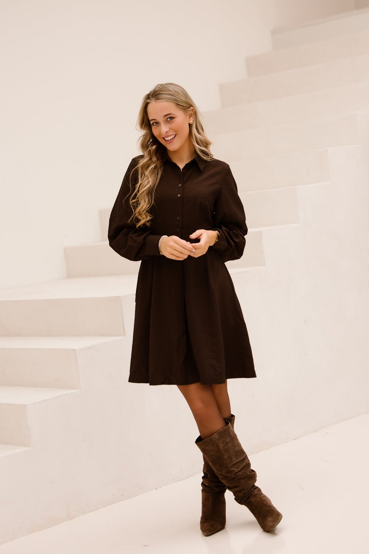 MSCHSelma dress molé - Bij Keesje - MSCH Copenhagen - Jurk