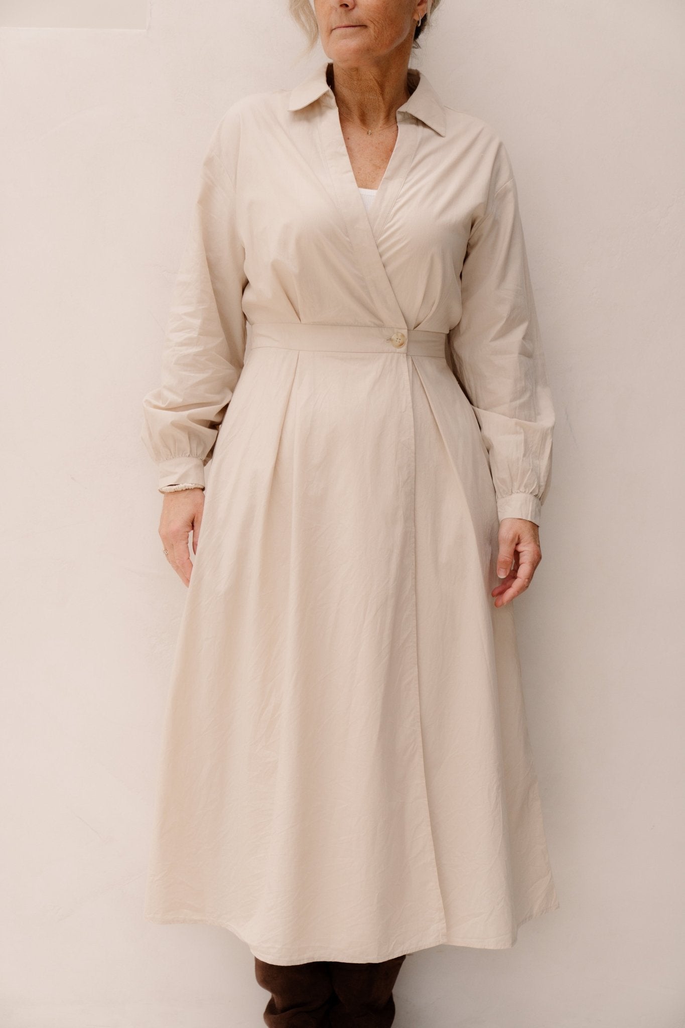 Mschselmina dress oatmeal - Bij Keesje - MSCH Copenhagen - jurk