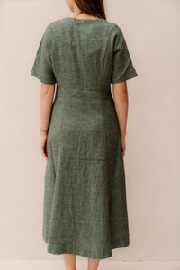 MSCHViana Ginia 2/4 Dress Laurel W Mel - Bij Keesje - MSCH Copenhagen - Jurk