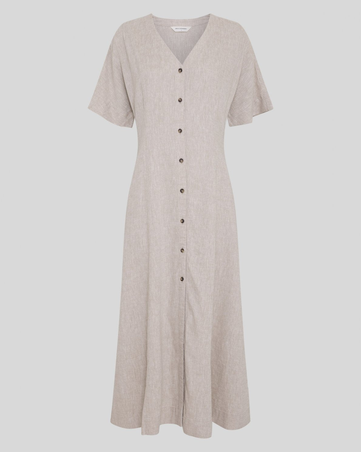 MSCHViana Ginia 2/4 Dress Sand Melange - Bij Keesje - MSCH Copenhagen - Jurk