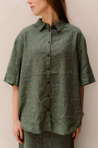 MSCHViana Ginia 3/4 Shirt Laurel W Mel - Bij Keesje - MSCH Copenhagen - Blouse
