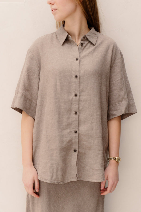 MSCHViana Ginia 3/4 Shirt Mount Trail Mel - Bij Keesje - MSCH Copenhagen - Blouse