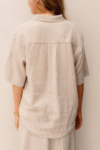 MSCHViana Ginia 3/4 Shirt Sand Melange - Bij Keesje - MSCH Copenhagen - Blouse