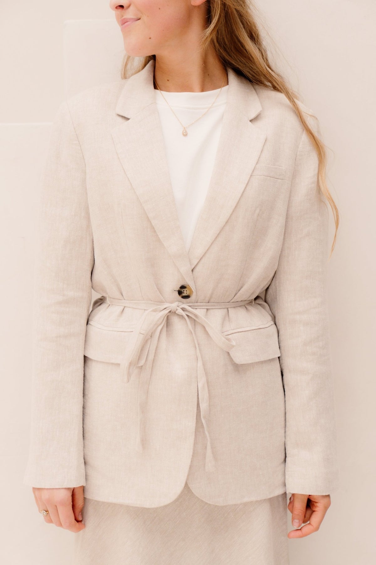 MSCHViana Ginia Blazer Sand Melange - Bij Keesje - MSCH Copenhagen - Blazer