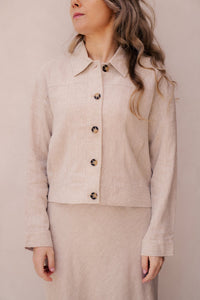 MSCHViana Ginia Jacket Sand Melange - Bij Keesje - MSCH Copenhagen - Jas