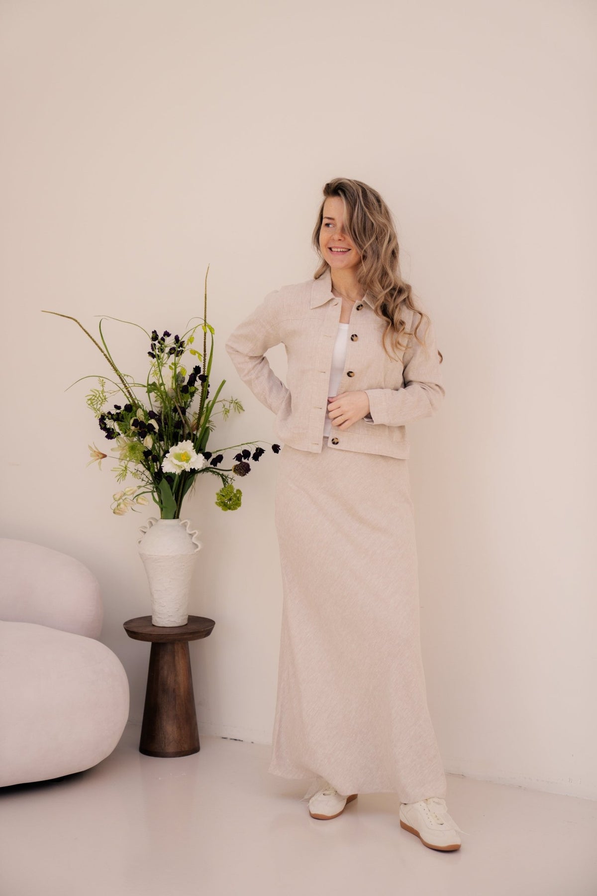 MSCHViana Ginia Jacket Sand Melange - Bij Keesje - MSCH Copenhagen - Jas