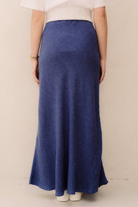 MSCHViana Ginia Skirt Indigo Melange - Bij Keesje - MSCH Copenhagen - rok