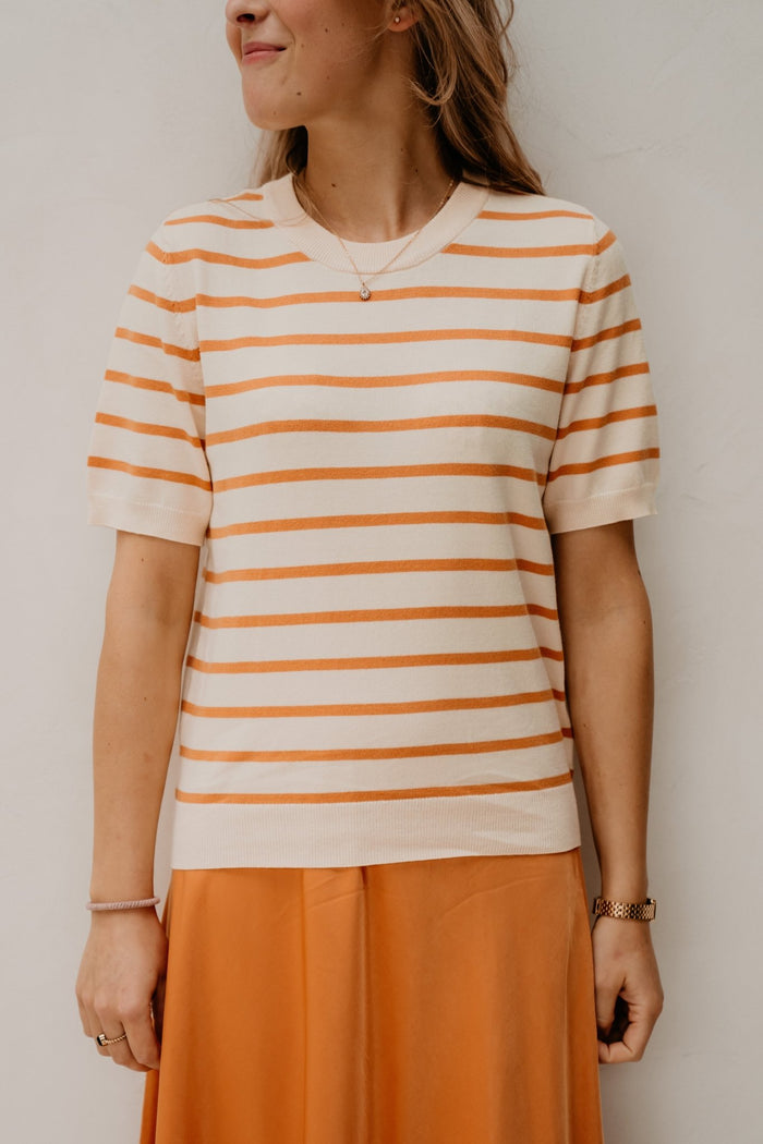 MSCHZenta Rachelle 2/4 Pullover Sand/Caramel - Bij Keesje - MSCH Copenhagen - Top