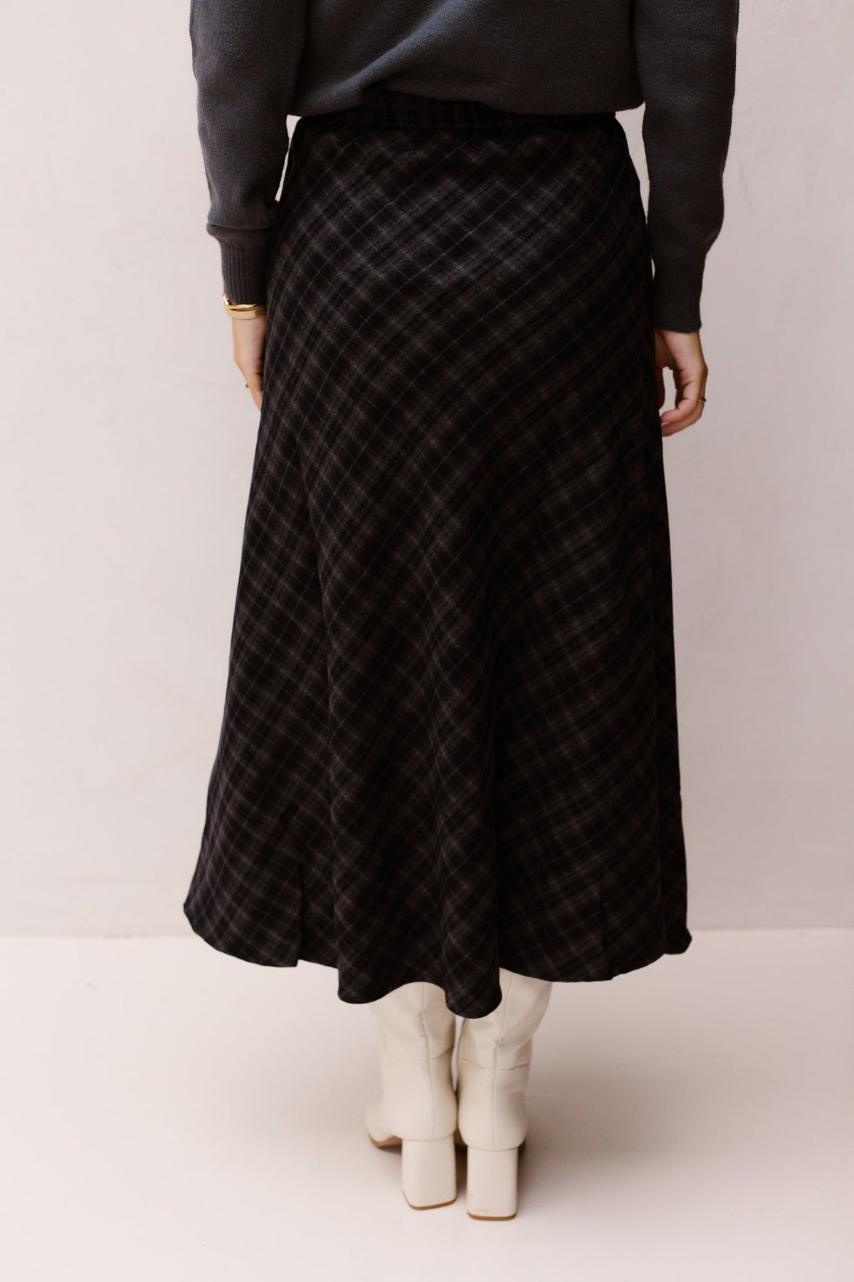 Muirne skirt - Grisaille / dark jeans blue - Bij Keesje - G-maxx - rok