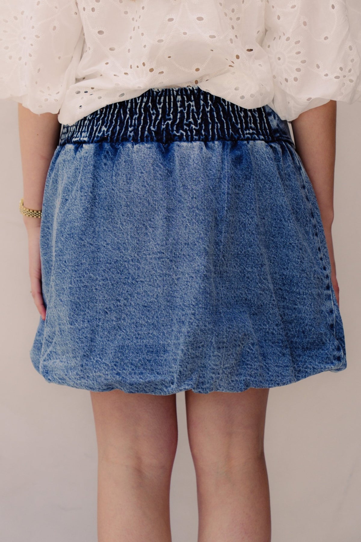 Muze baloon denim skirt - Bij Keesje - Bij Keesje - Rok