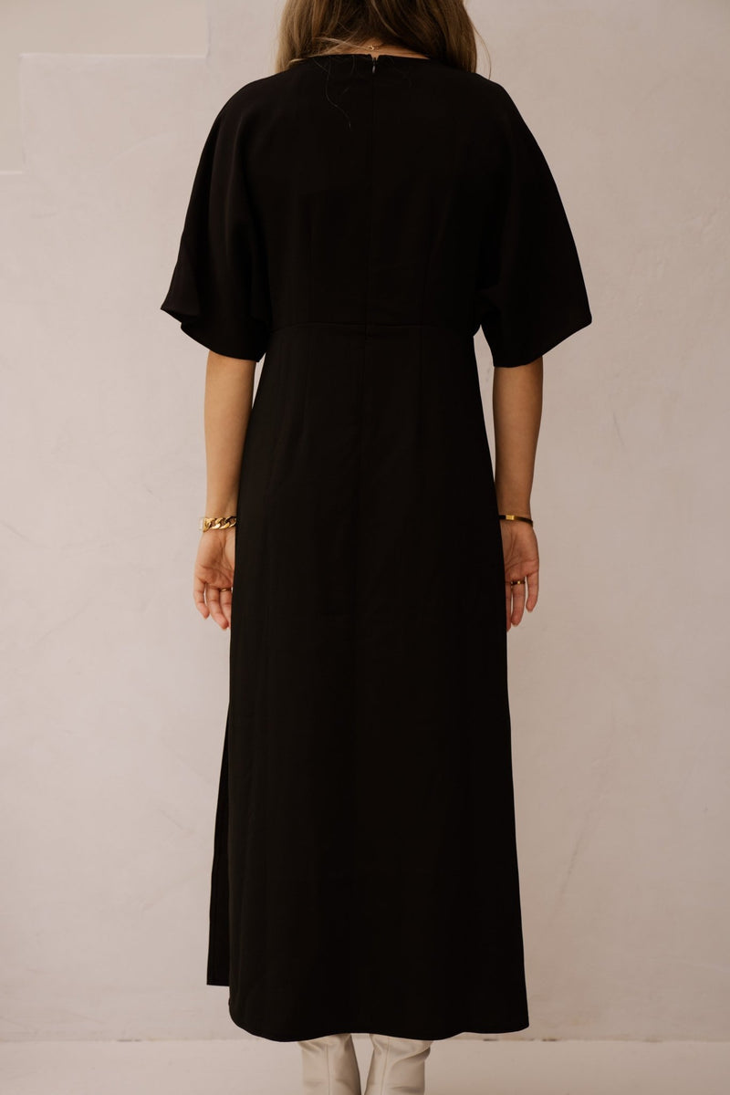 Myran solid dress black NN - Bij Keesje - Neo Noir