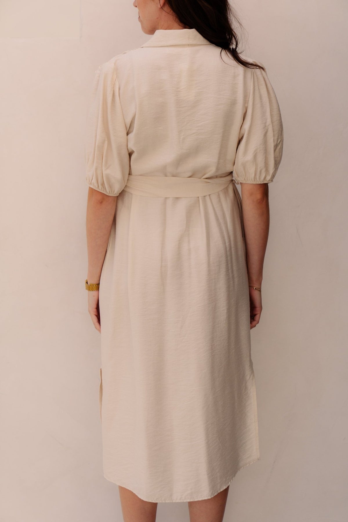 Myrna dress beige - Bij Keesje - Bij Keesje - Jurk