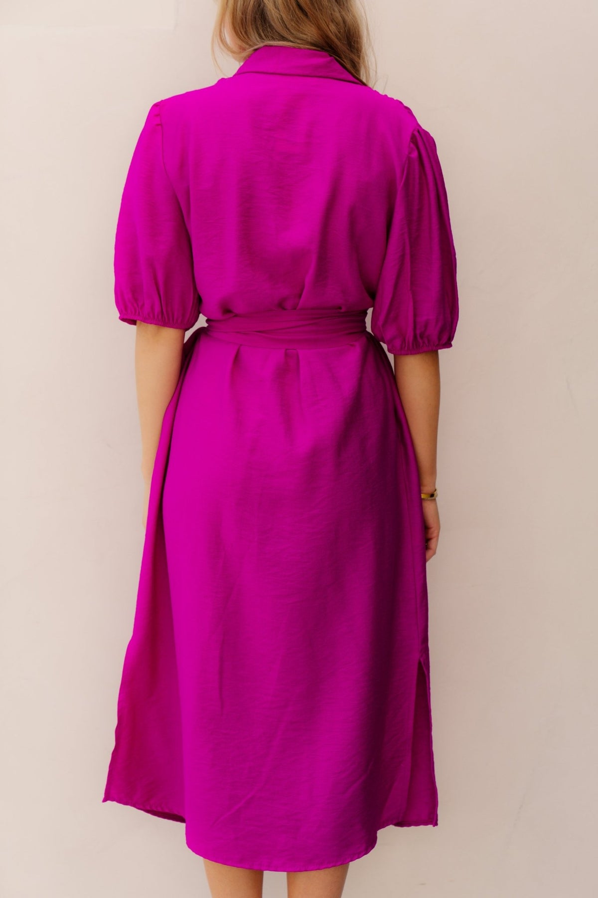 Myrna dress magenta - Bij Keesje - Bij Keesje - Jurk