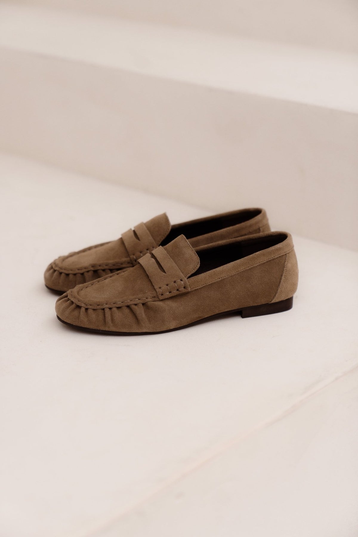 Naarden Loafers taupe - Bij Keesje - Shoecolate - Schoenen