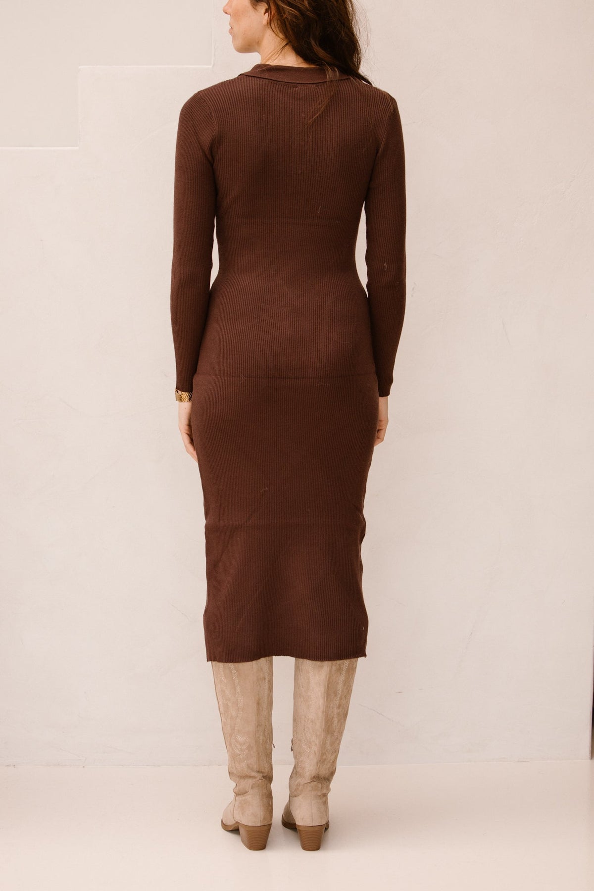 Nabolo dress maron - Bij Keesje - Ange
