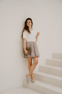 Naime Skirt Walnut - Bij Keesje - FLURESK - Rokken