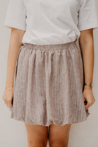 Naime Skirt Walnut - Bij Keesje - FLURESK - Rokken