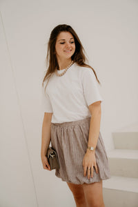 Naime Skirt Walnut - Bij Keesje - FLURESK - Rokken