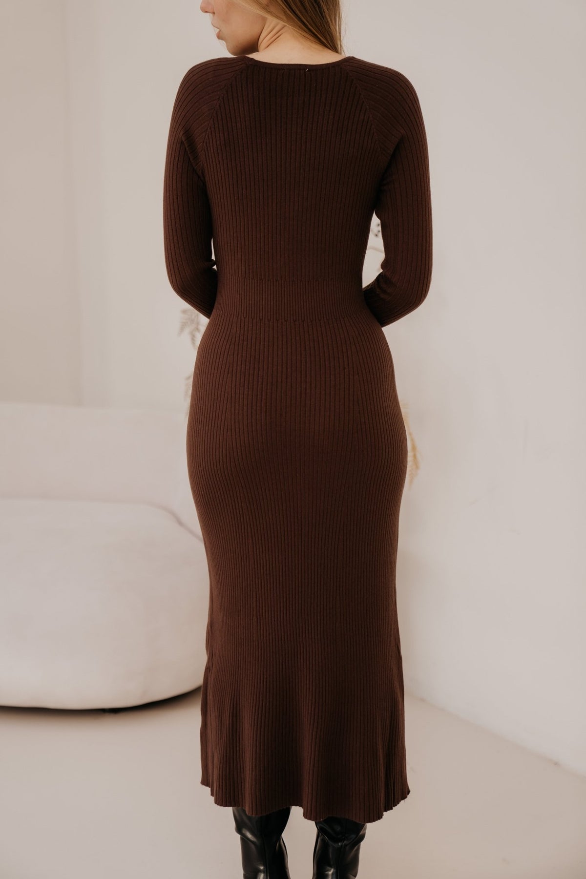 Naka dress brown - Bij Keesje - Ange - Jurk