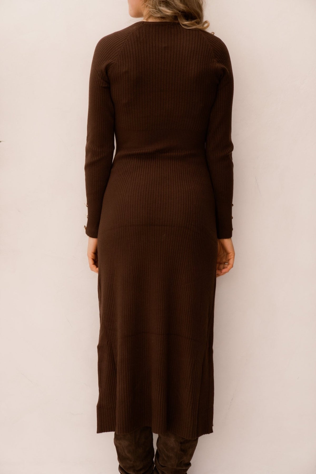 Naka dress mokka - Bij Keesje - Ange