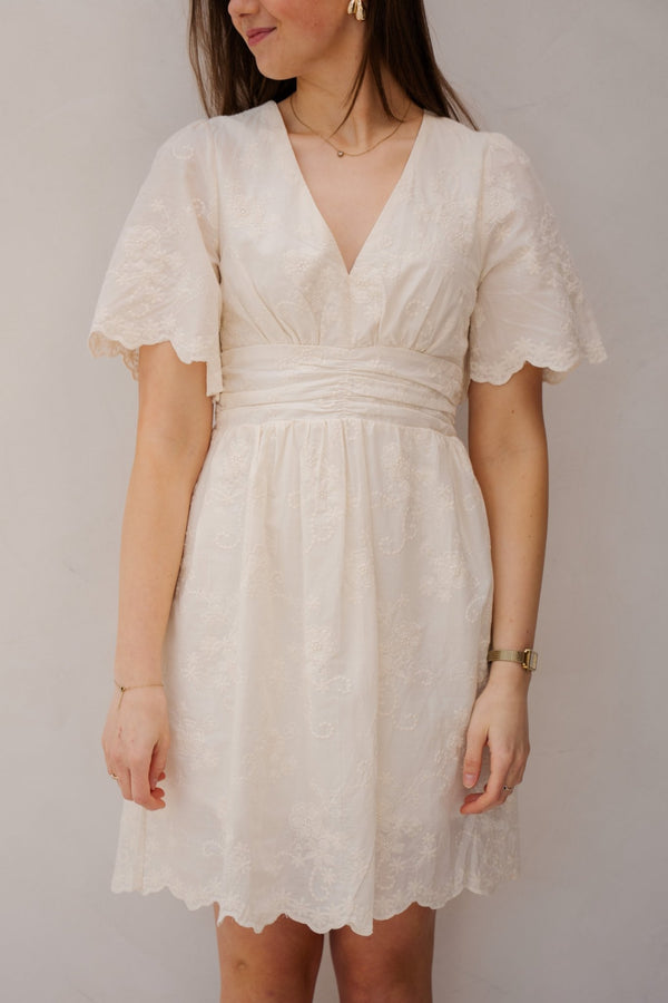 Nala jurk beige - Bij Keesje - Bij Keesje - Jurk