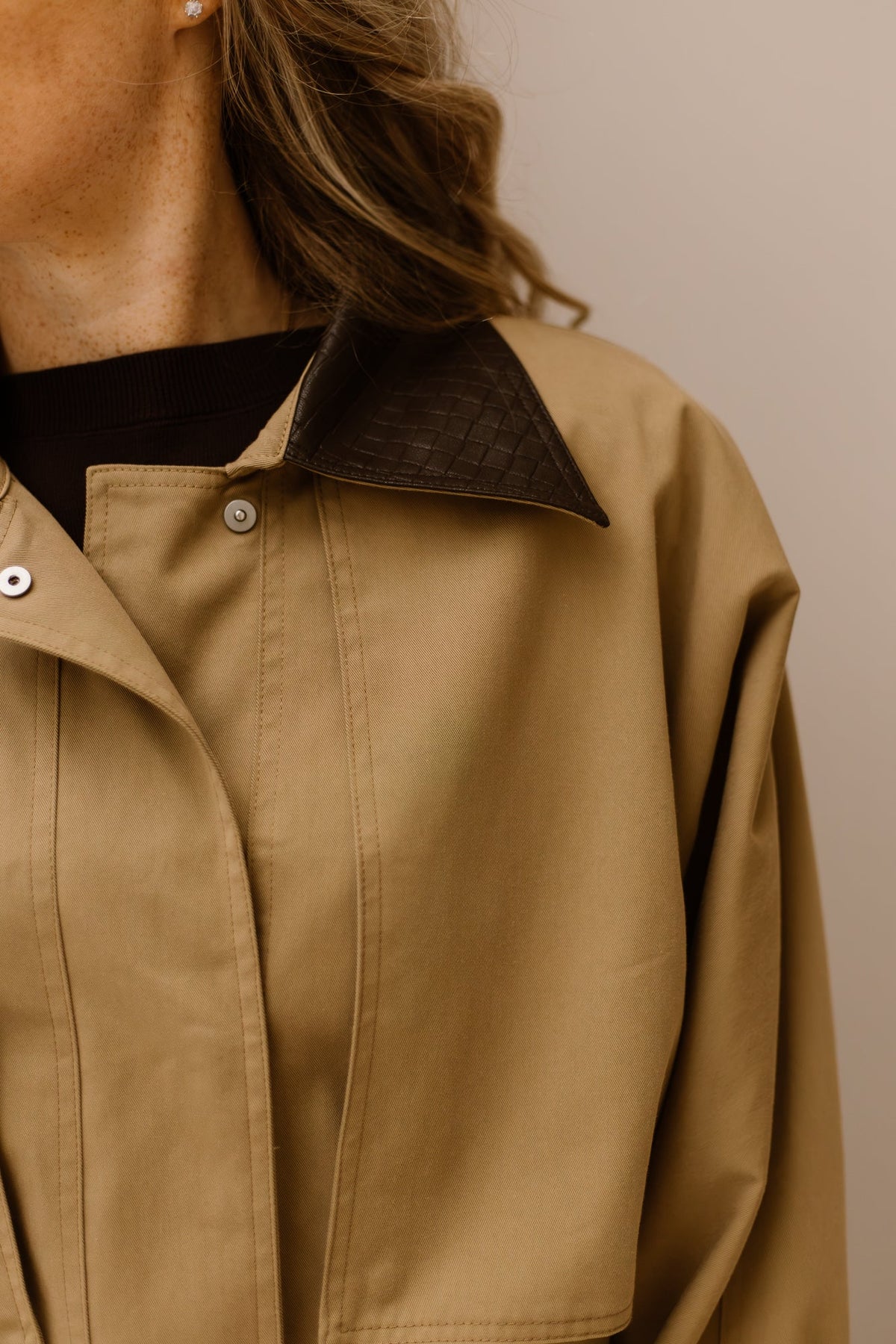 Nanet jacket taupe - Bij Keesje - Bij Keesje - Jas