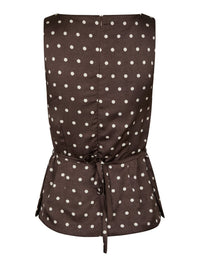 Nassa big dot top dark brown - Bij Keesje - Bij Keesje - 