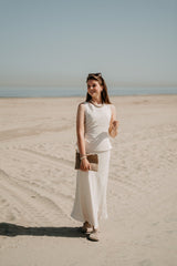 Viso linen skirt natural