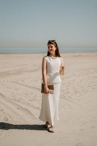 Nassa linen top naturel - Bij Keesje - Neo Noir - Top