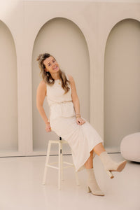 Nassa linen top naturel - Bij Keesje - Neo Noir - Top