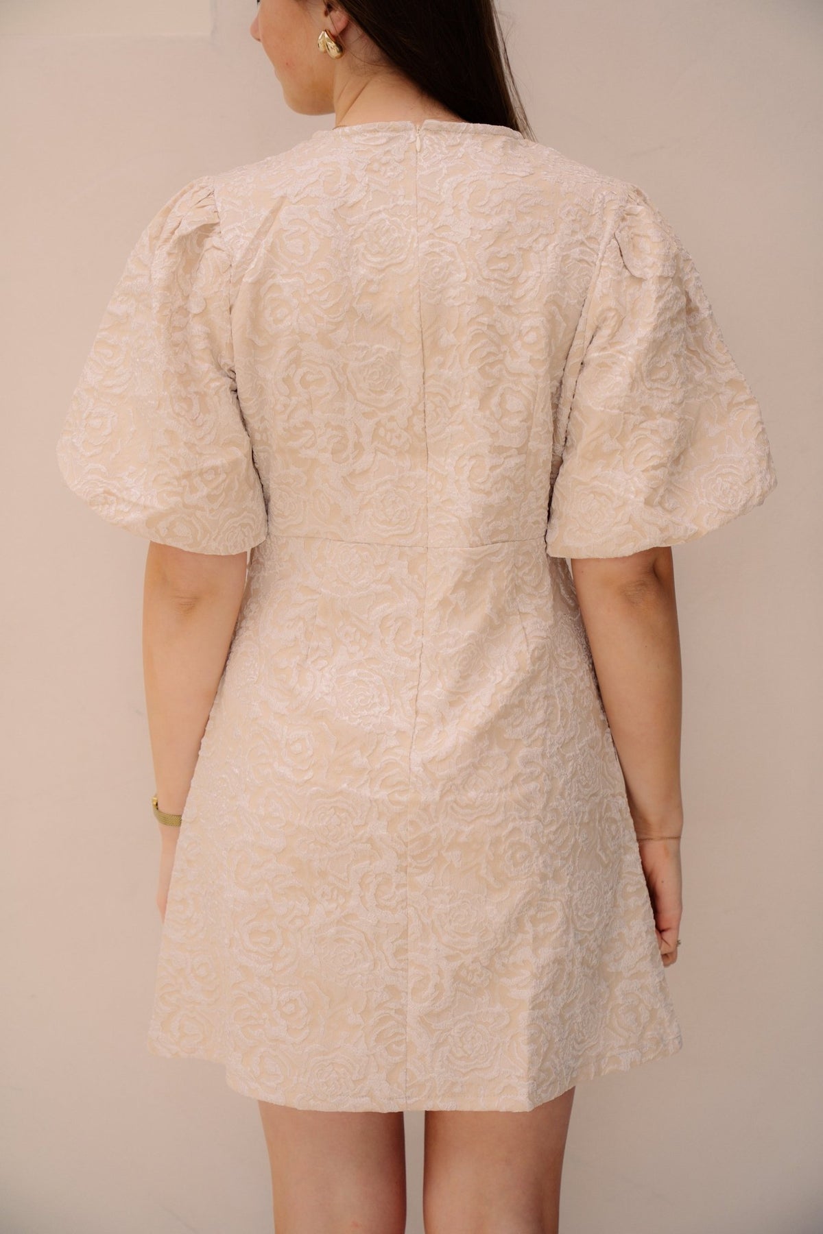 Nella jurk beige - Bij Keesje - Bij Keesje - Jurk