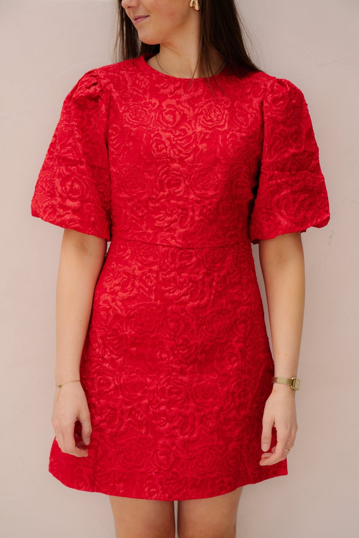 Nella jurk rood - Bij Keesje - Bij Keesje - Jurk