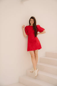 Nella jurk rood - Bij Keesje - Bij Keesje - Jurk