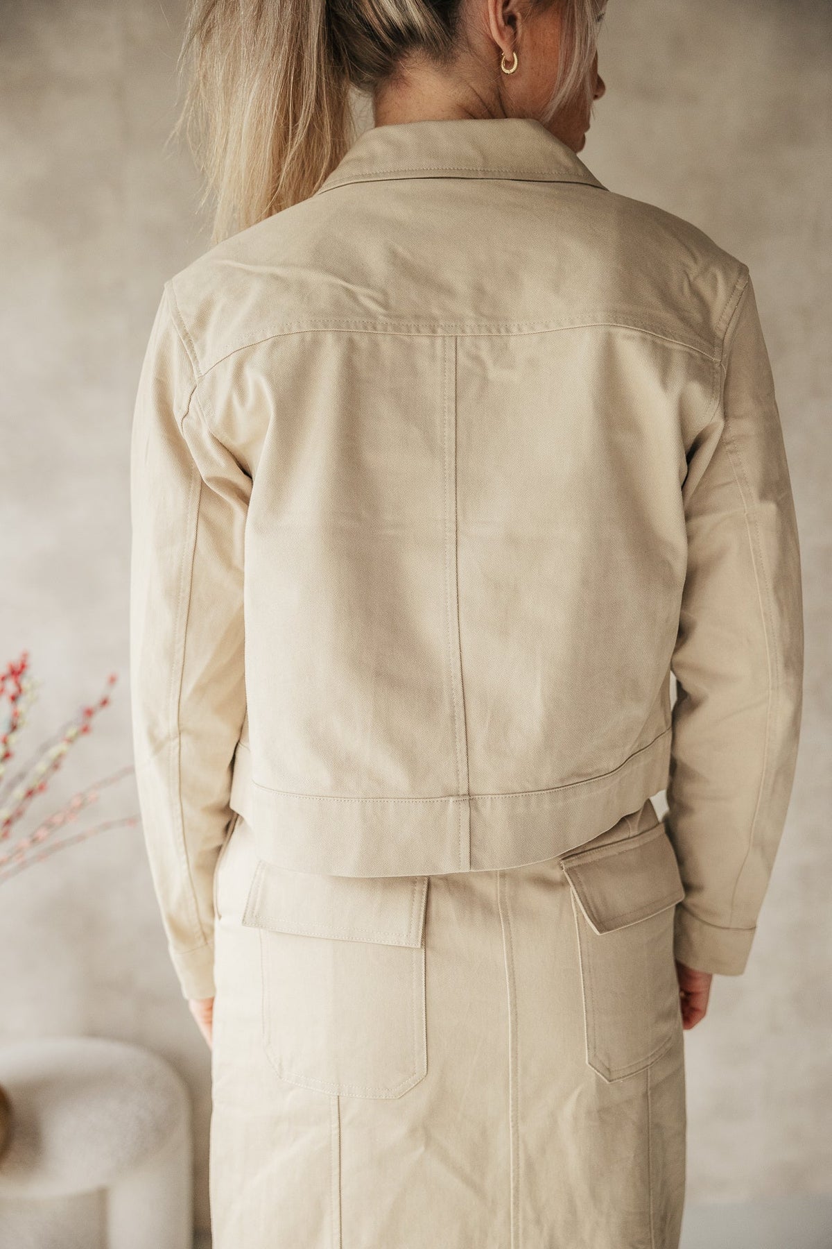 Neomea jacket taupe - Bij Keesje