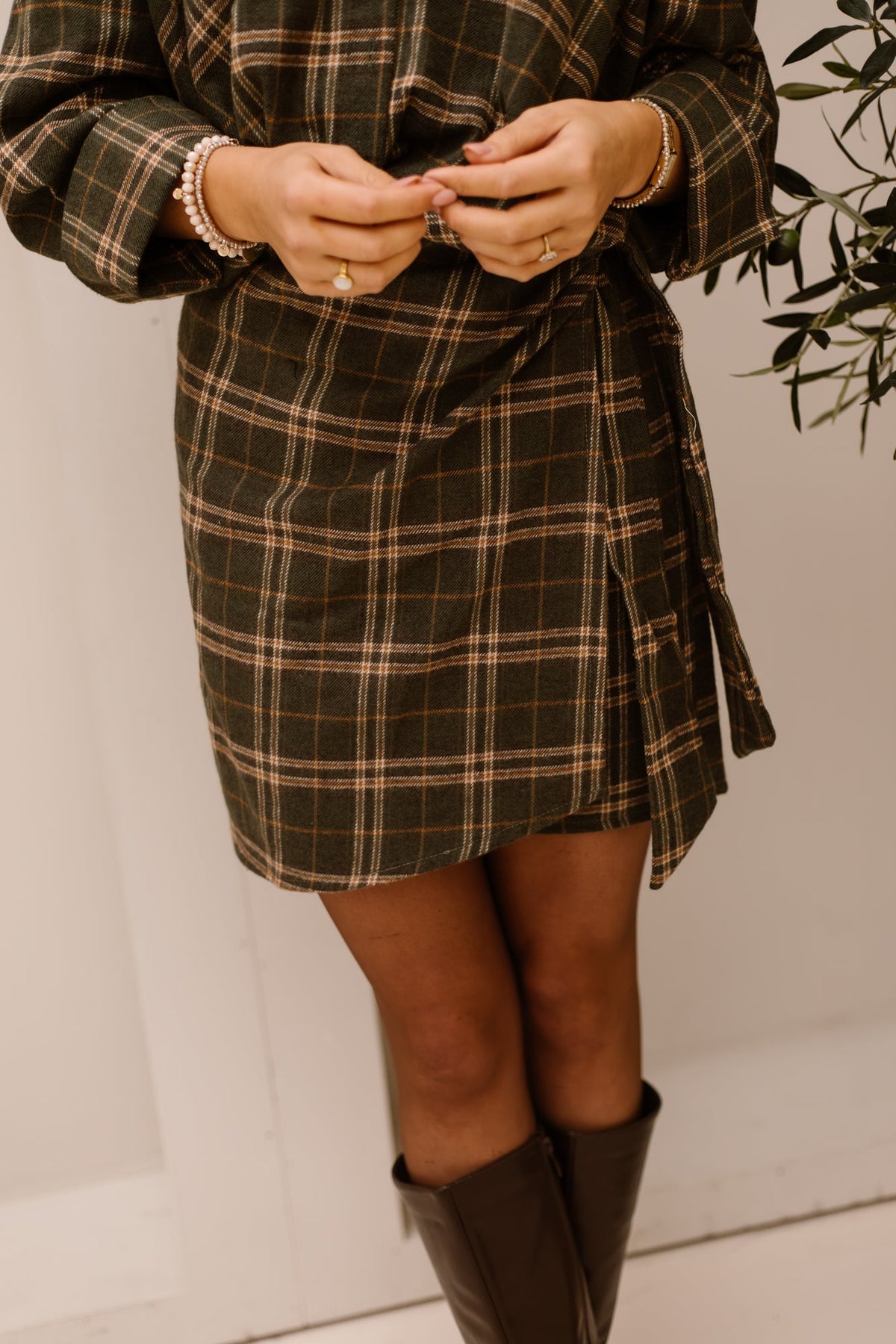 Nerina Ruitjes rok groen - Bij Keesje - Bij Keesje - Rok