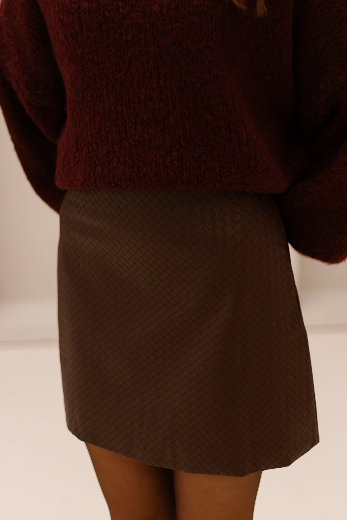 Netta skirt burgundy - Bij Keesje - Bij Keesje - Rok