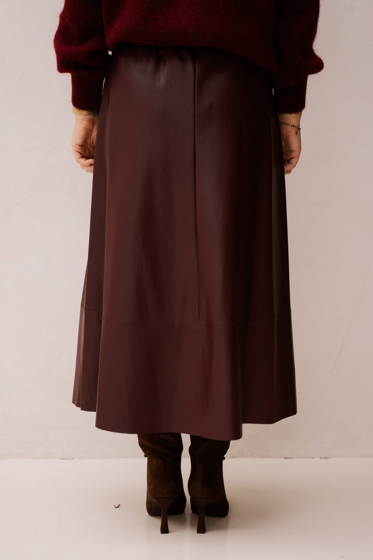 New Maria skirt bordeaux - Bij Keesje - Amelie & Amelie
