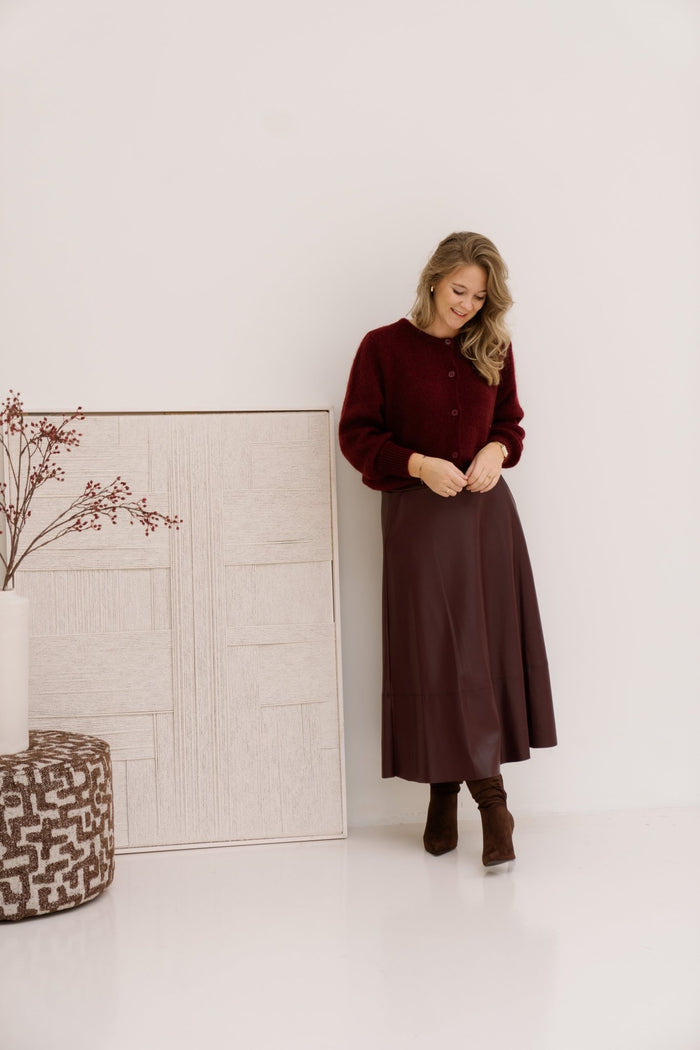New Maria skirt bordeaux - Bij Keesje - Amelie & Amelie