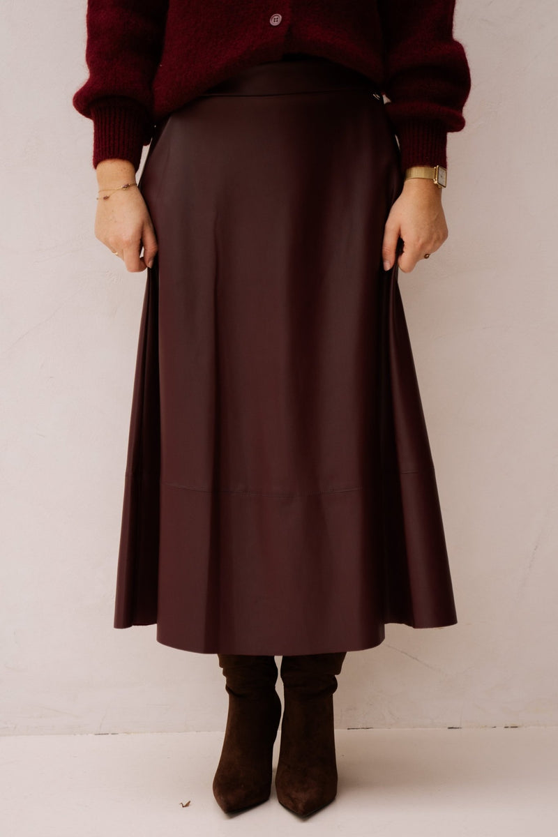New Maria skirt bordeaux - Bij Keesje - Amelie & Amelie