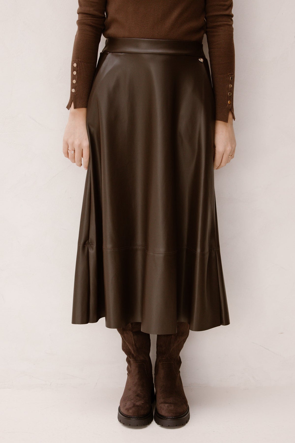 New Maria skirt bruin - Bij Keesje - Amelie & Amelie