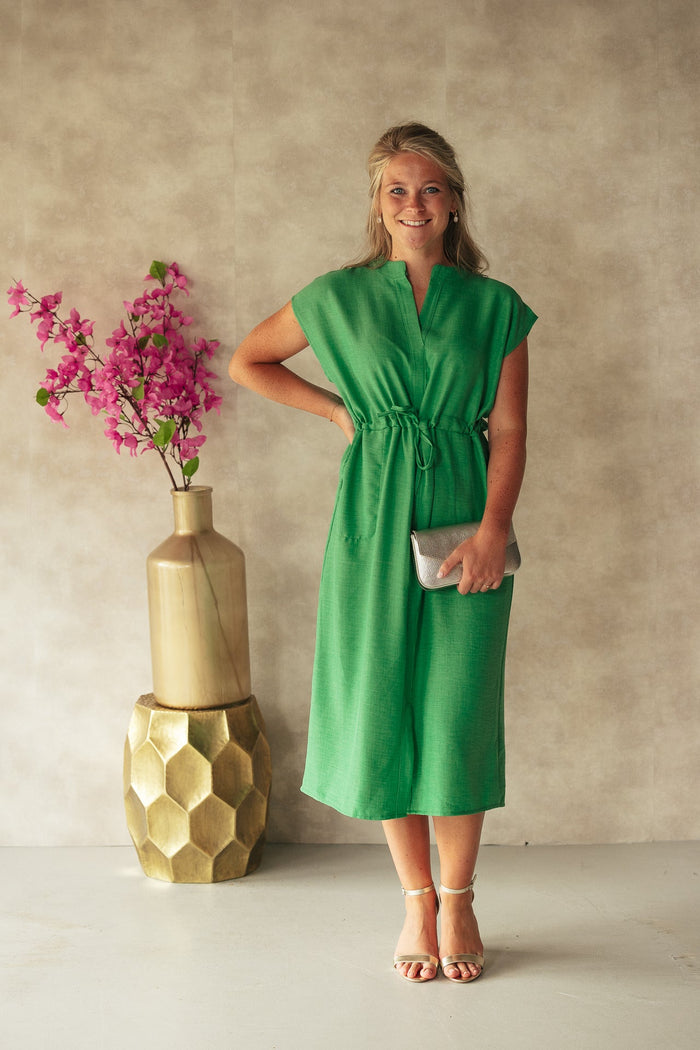 Nienke dress green - Bij Keesje - Bij Keesje