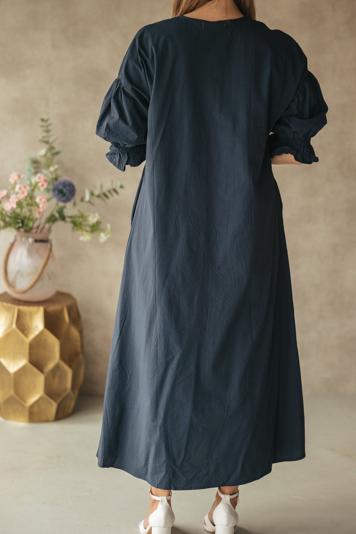 Nienke Maxi dress darkblue - Bij Keesje