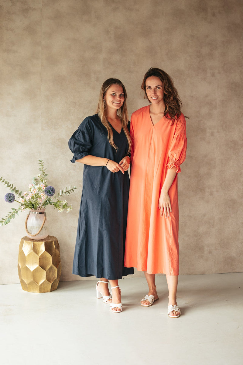 Nienke Maxi dress darkblue - Bij Keesje