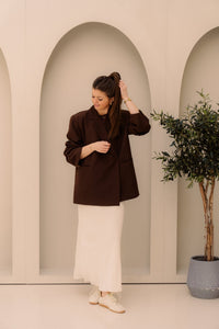 Nikkie blazer bruin - Bij Keesje - Bij Keesje - Blazer